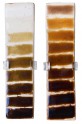 Two modern glaze test strips. &copy; Ashmolean Museum, University of Oxford