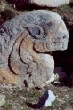 Fig. 13. Stone lion. Lhatse tombs, Tibet, <em>c.</em>eighth century. H. 80 cm. &copy; Amy Heller