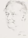 Portrait Drawing of Michael Sullivan by Zeng Shanqing (Museum number: LI2022.355). &copy; the artist