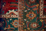 Detail of carpets (Khorasan, 17th century) at Skokloster Castle, Sweden, Photo by: May H. Beattie, 1960s. &copy; Ashmolean Museum, University of Oxford