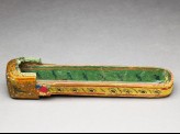 Tray from a qalamdan, or pen box, with birds and flowers