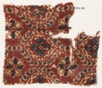 Textile fragment with pointed ovals and rosettes (EA1990.981)
