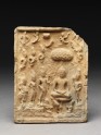 Votive plaque depicting the miracle of Sravasti (EAX.170)
