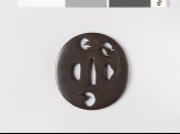 Lenticular tsuba with egg fruits (EAX.10592)