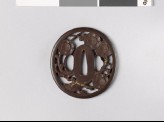 Tsuba with flowering plum tree (EAX.10620)