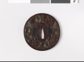 Tsuba with cherry blossoms (EAX.10625)