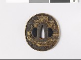 Tsuba with sailing ships (EAX.10821)