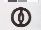 Round tsuba with fret patterns (EAX.10897)