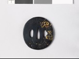 Tsuba depicting the Chinese hero Chao Y&uuml;n with A Tou (EAX.10928)