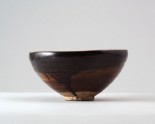 Black ware bowl with 'oil spot' glazes (LI1301.161)