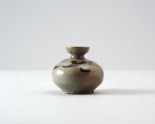 Greenware oil bottle with scroll decoration (LI1301.163)
