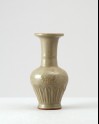 Greenware baluster vase with flowers of the four seasons (LI1301.231)