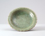 Greenware dish with foliated rim (LI1301.291)