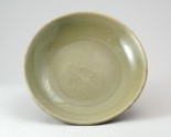 Greenware dish with lotus decoration (LI1301.360)