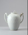 White ware ewer with basket-weave decoration (LI1301.377)