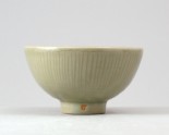 Greenware bowl with floral medallion (LI1301.83)