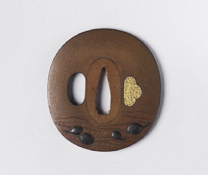 Tsuba with tadpolesfront