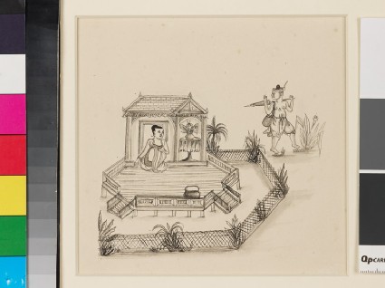 Scene from the Vessantara Jatakafront