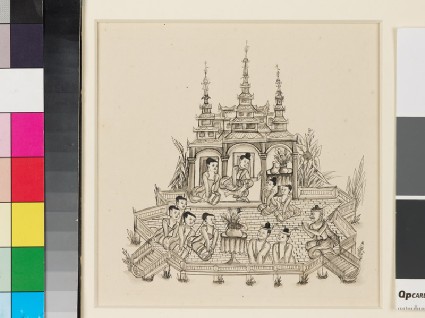 Scene from the Vessantara Jatakafront