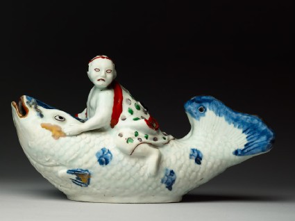 Figure of Benkei on a giant carpside