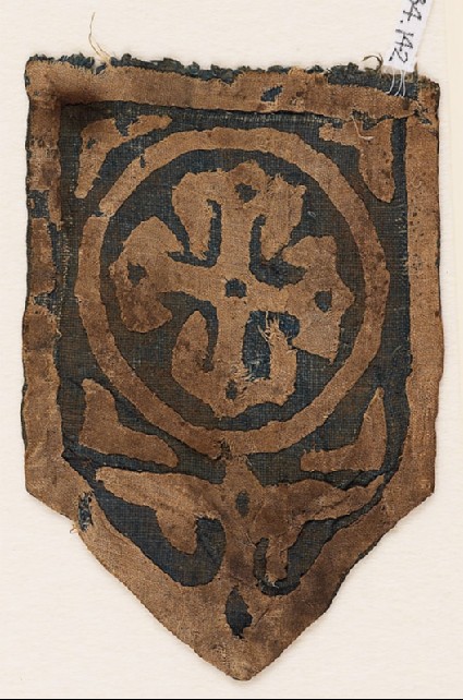 Tab with Maltese crossfront