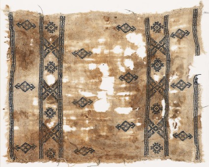 Cloth with hexagons and diamond-shapesfront