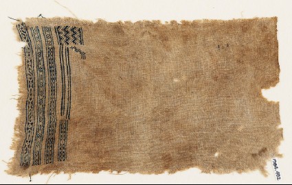 Sampler fragment with S-shapes, diamond-shapes, and crescentsfront