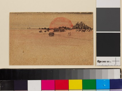 Sunset over a Bengal landscapefront