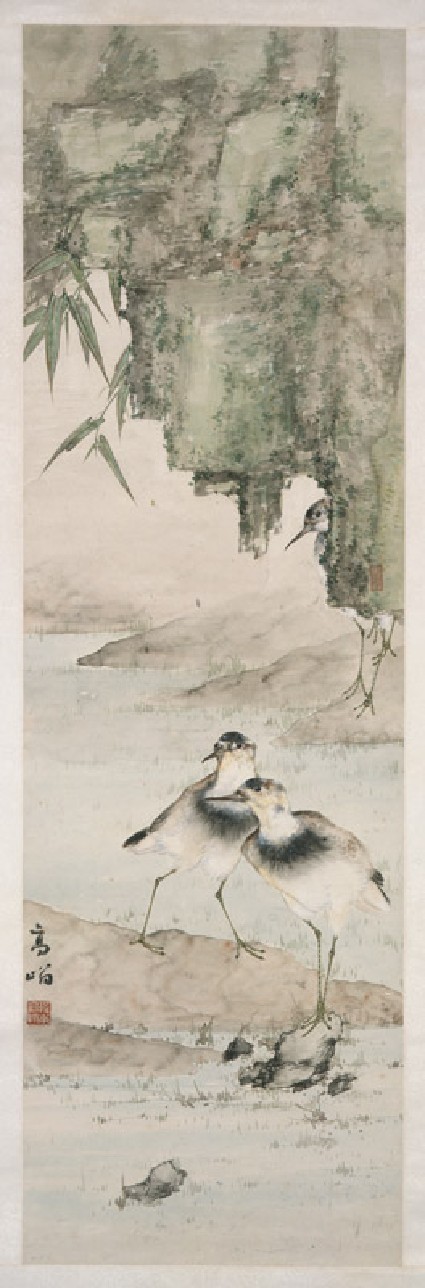 Water birdsfront painting only