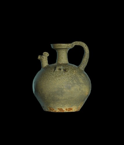 Ewer with chicken head spoutside