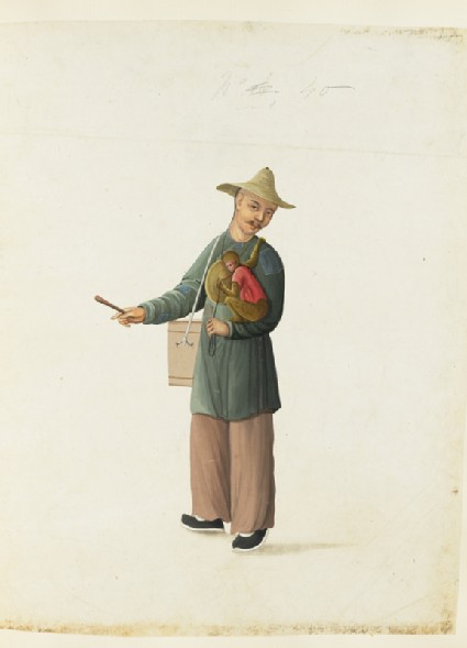 A Beggar with a Monkeyfront