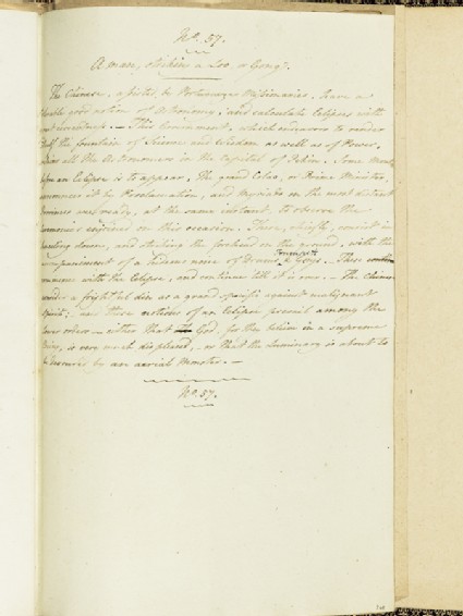 Description of A Man Striking a Loo or Gongfront