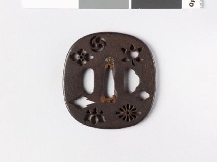 Tsuba with seven monfront
