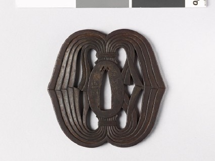 Tsuba with noshi, or auspicious abalonefront