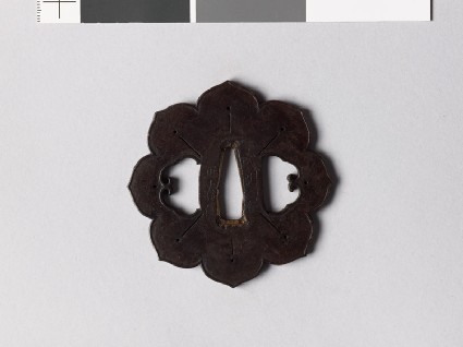 Tsuba in the form of a flowerfront