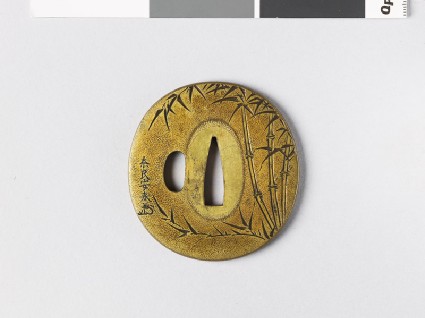 Tsuba with bamboofront