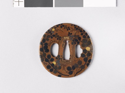 Tsuba with lespedezafront