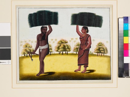 Woodcutter and wifefront