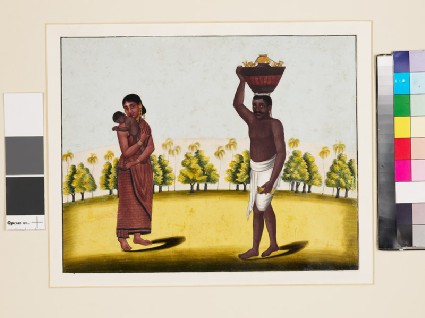 Man and woman with childfront