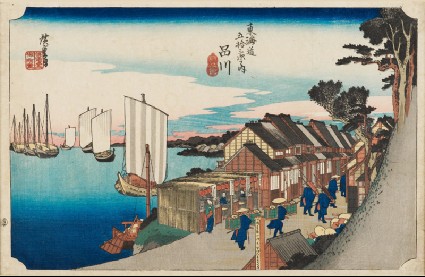 Sunrise at Shinagawafront