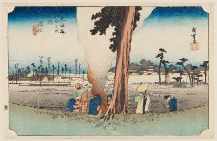 Desolate Winter Scene at Hamamatsufront