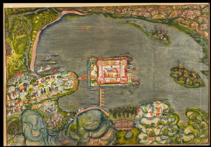 Rawat Gokul Das at the Singh Sagarfront