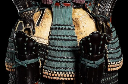 Skirt from a samurai’s ceremonial suit of armourfront, green skirt