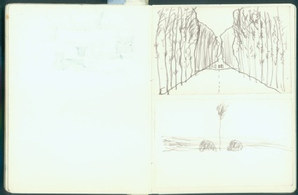 Sketchbook of northern Chinese landscapesfront
