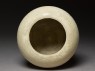 Globular white ware bowl (top)