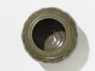 Greenware globular jar with lotus petals (top)