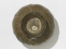 Greenware globular jar with lotus petals (bottom)