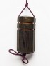 Inrō with irises (front, opened)