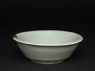 Small greenware bowl with slip decoration (oblique)