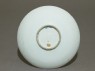 White ware dish with floral decoration (bottom)